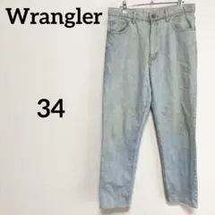 ラングラー ストレートデニム ライトブルー アメカジ 古着コーデ