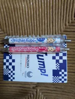 カネテツ　てっちゃん、シャープペンシル、ボールペン中古品