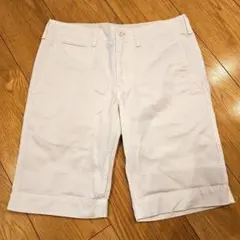 無印良品 ハーフパンツ ショートパンツ S 白 ホワイトのサムネイル