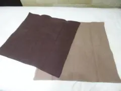 ■無印良品（MUJI) クッションカバー 2枚セット（55cm×59cm）