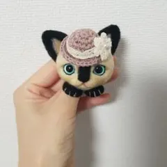 羊毛フェルト 猫