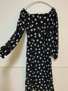 NICE CLAUP 【あざとモテワンピース】　黒