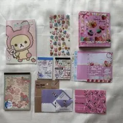 平成女児 メモ帳 プロフィール帳 シール ノートまとめ売り