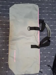 DUNLOP　ワイドラケットバッグ　グレー/ピンク　DTC2432