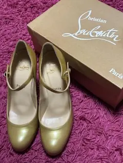 Christian Louboutin ‼️ゴールド ハイヒール・パンプス
