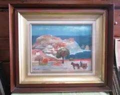 内田公雄「桜島暮色」8割引 額40×45絵22×27cm油彩画家 箱付 - メルカリ