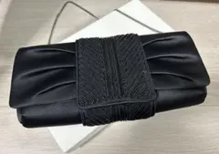 【新品・箱付き】レリアン　パーティ　クラッチバッグ　ショルダー付き