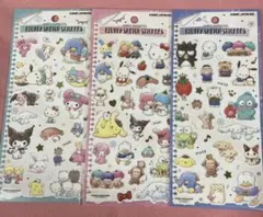 サンリオ　フラッフィースケッチステッカーズ