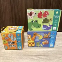 DJECO パズル×2箱&絵合わせのサムネイル
