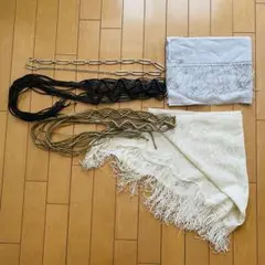 大幅に値下げ中！ベルト＆ストール5点セット