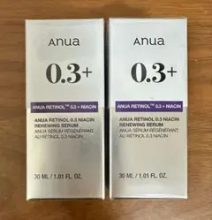 アヌアレチノール0.3 ナイアシンリニューイングセラム　2本