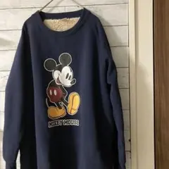 Disney ディズニー　トレーナー　中ボア　ミッキー　古着屋購入