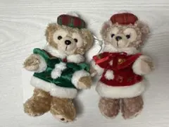 ダッフィー&シェリーメイ　ぬいぐるみバッチ