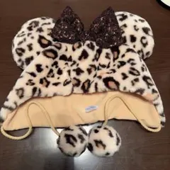東京ディズニーリゾート ヒョウ柄　ファンキャップ