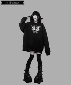 DimMoire【ディムモアール】BAD BADDIEパーカー/Black L - メルカリ
