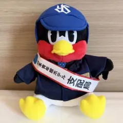 東京ヤクルトスワローズ　つば九郎　日本青年館ホテル　支配鳥　ぬいぐるみ　非売品 新品】東京ヤクルトスワローズ つば九郎 日本青年館ホテル 支配鳥