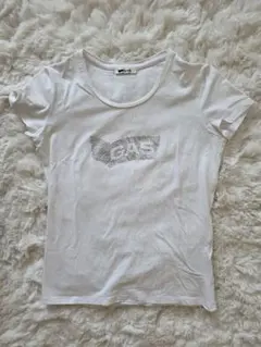 GAS ホワイト ストーン装飾 Tシャツ Mのサムネイル