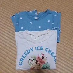 子供用長袖Tシャツ２枚組