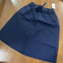 ネイビー スカート 120cm ウエストゴム