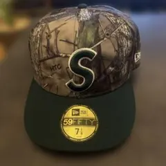 supreme　New Era 59FIFTY 迷彩キャップ 7 1/8