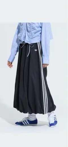 adidas バルーンロングスカート