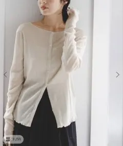ノーブル⚪︎シアークレープ2wayロングTシャツのサムネイル