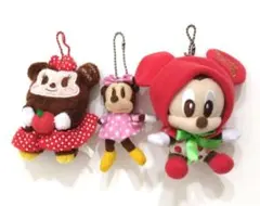 ミニーマウス　チェーン付きぬいぐるみ