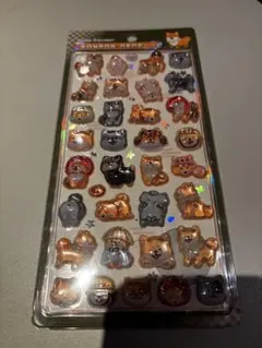 和柄　ボンボンドロップシール　柴犬