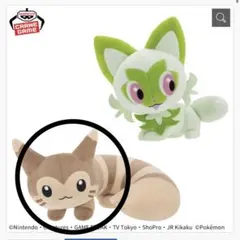 ポケットモンスター　ポケモン　もふぐっとしっぽみて！ぬいぐるみ　オオタチ