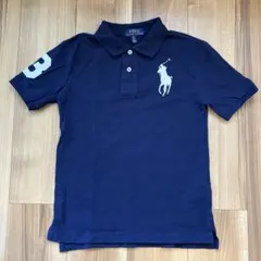 Polo Ralph Lauren ネイビー ポロシャツ 140 ビッグポニー