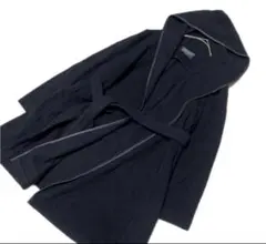 大きいサイズ！INDIVIパイピング切り替えフーデット　コーディガン