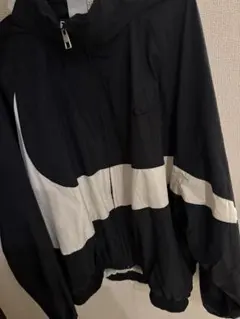 NIKE ナイロンジャケット 黒/白 ストリートスタイル