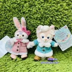 ステラルー リーナベル　ウインタートゥインクルタウン　ぬいぐるみバッジ