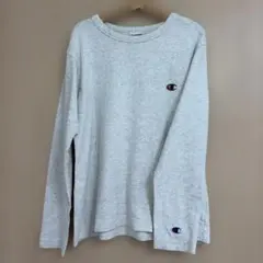 Champion 長袖カットソー グレー