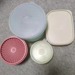 Tupperware 食品保存容器 3個セット - メルカリ