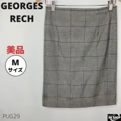 GEORGES RECH ジョルジュレッシュ　タイトスカート　グレンチェック