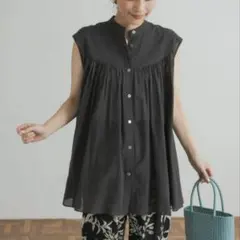 新品【URBAN RESEARCH DOORS】コットンボイルフレンチブラウス