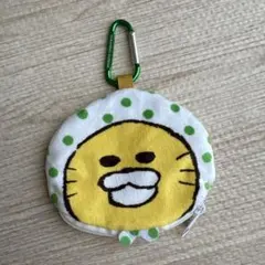 ノラネコぐんだん おかおポーチ　ほっかむり　新品