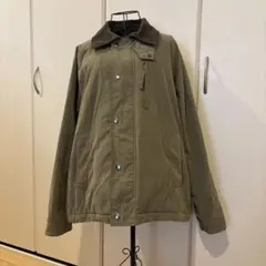 ステンカラー　カーキ　ジャケット　ブルゾン