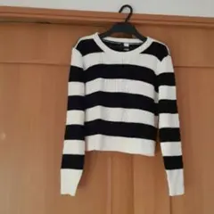 H&M　エイチアンドエム　ニット　ボーダー