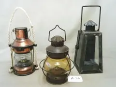 アンティーク★【ランプ3種類　吊りランプ　球形ガラス・A20・灯火器】★レトロ アンティーク☆【ランプ3種類 吊りランプ 球形ガラス・A20・灯火器