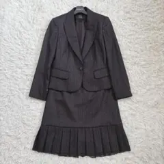 極美品✨️レリアン フォーマルスーツ セレモニー ビジネス プリーツ レース M