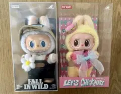 【正規品‼️】 Labubu FALL IN WILD ぬいぐるみ2点セット POP MART 【正規品】THE MONSTERS FALL IN WILD ラブブ Labubu