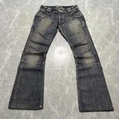 00s Y2K archive gimmick flare pants v系 - メルカリ