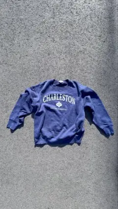 古着 フルーツオブザルーム スウェット CHARLESTON メンズ 紺 L