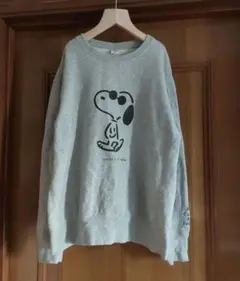 ピーナッツ× 長場雄 スウェット スヌーピー 150 UNIQLO ユニクロ