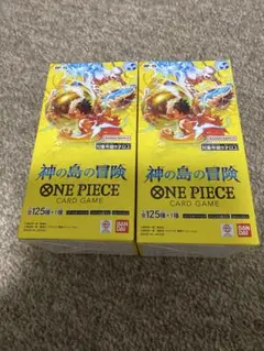 テープカット未サーチ ワンピースカードゲーム 神の島の冒険 2BOX