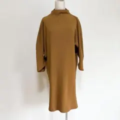 loaf☆OSMOSISブラウン ハイネック ワンピース