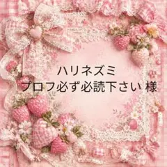 ハリネズミ　プロフ必ず必読下さいませ。　様