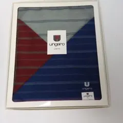 【未使用品】ungaro ウンガロ ハンカチ セット 綿100% ストライプ柄のサムネイル